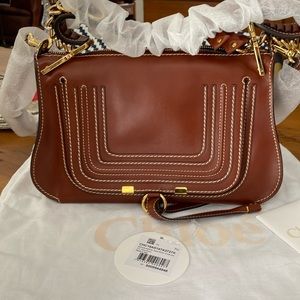 Chloe Medium Marcie bag.. Sepia brown. Single size 27S.  Brand new with dust bag